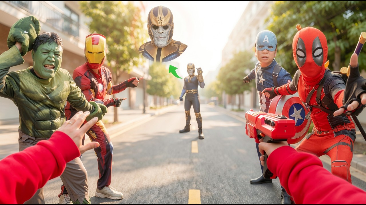 サノスの支配を破れ！スパイダーマン＆デッドプールの反撃