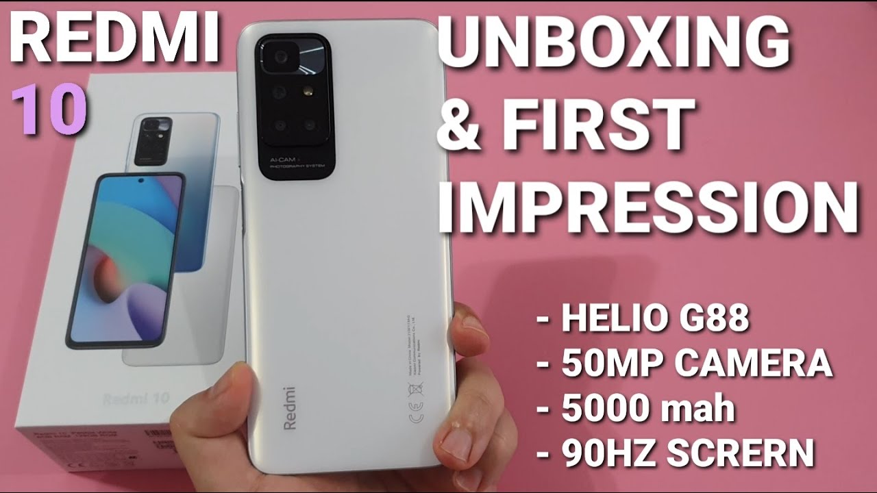 Xiaomi Redmi 10 Unboxing & First Impression! Mediatek Helio G88! Still The Budget King?