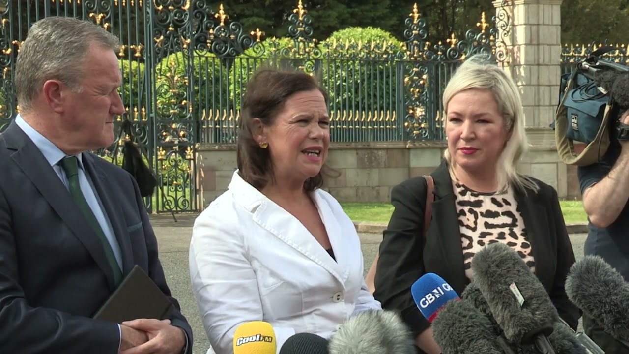 Sinn Féin leaders hold tough talks with Boris Johnson