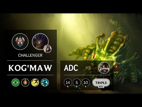 Kog'Maw ADC vs Miss Fortune - BR Challenger Patch 10.2