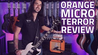 Video thumbnail for Orange Micro Terror Guitar Amplifier Head Demo Review w/ PPC108 Cab by PMTVUK