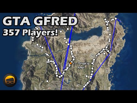 357 Player Cross-Map Race! Will We Break The Server? - GTA 5 Gfred №200