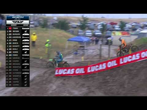 2019 Hangtown Motocross - 450 Moto 2 Rozcen charges for the lead