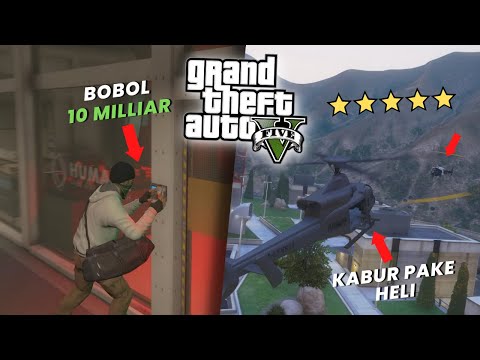 I Robbed 10 BILLION Rupiah at a SECRET HQ in GTA 5! (Mod)