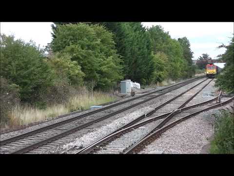 HD DB RED 60091 clags past ashchurch with TONES on 6v05 round oak-margam steal 19/8/13