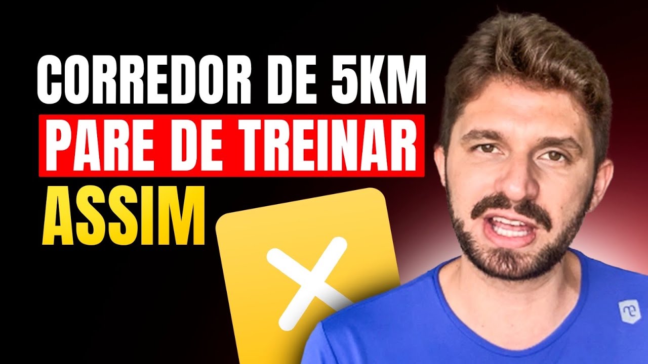 CORREDOR DE 5KM PARE DE TREINAR ASSIM