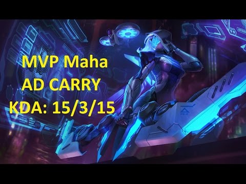 MVP Maha - Ashe - AD Carry - KR LOL Master 335LP
