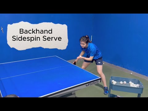 Butterfly Training Tips with Emily Tan - Backhand Sidespin Serve