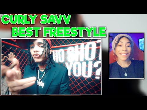 HIS BEST FREESTYLE!! CURLY SAVV - CANT STOP ME FREESTYLE (OFFICIAL VIDEO) (REACTION)