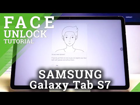 How to Set Up Face Unlock on SAMSUNG Galaxy Tab S7 – Face Recognition