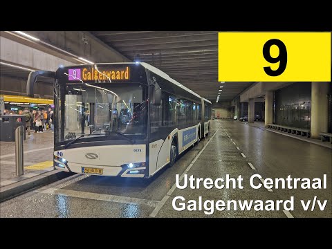 U-OV lijn 9: Utrecht CS Jaarbeurszijde - Galgenwaard  v/v | Transdev Utrecht | Hermes 9374 | 2026