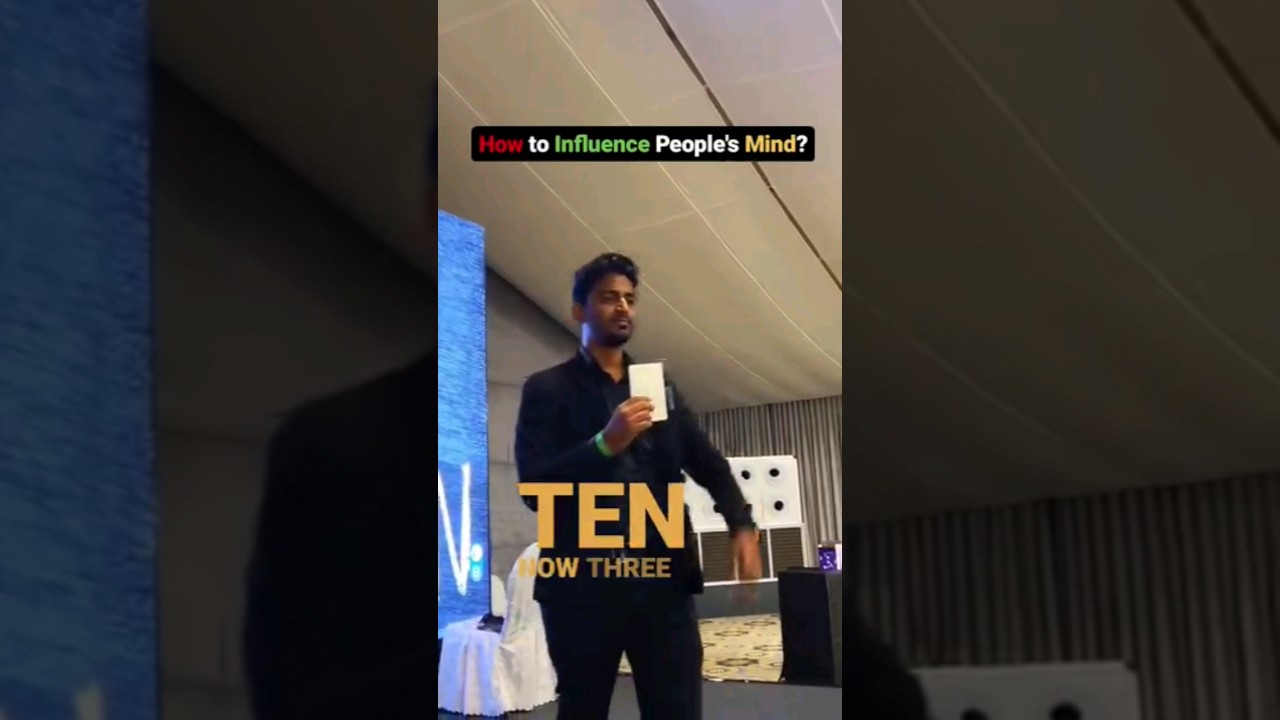 How to influence people's Mind #mindtrick #mentalist #magician #tamilmagic #mindreading