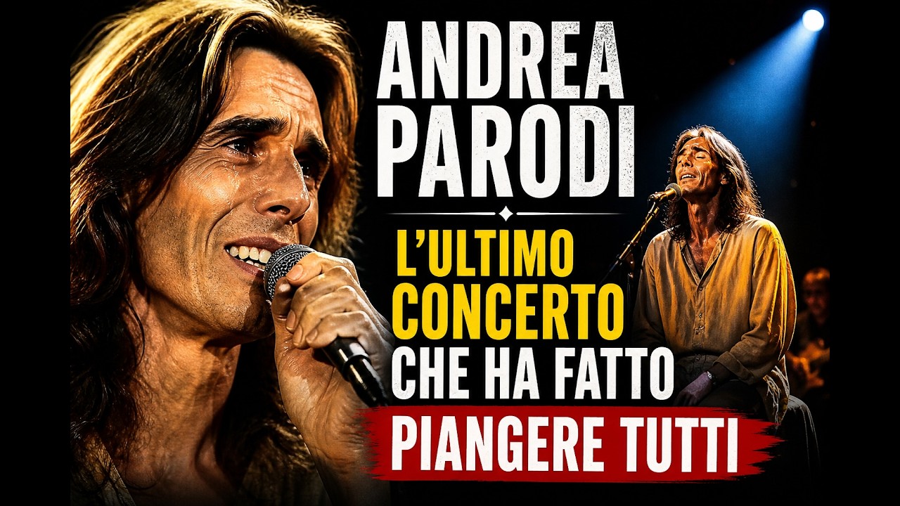 🎶🌊 ANDREA PARODI, LA VOCE CHE HA PORTATO L’ANIMA DELLA SARDEGNA NEL MONDO