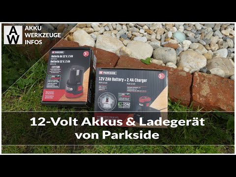 12 Volt Akkus und Ladegerät von Parkside - Akku-Werkzeug-Infos