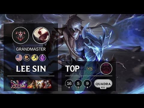Lee Sin Top vs Ornn - NA Grandmaster Patch 13.4