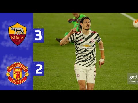 Roma 3-2 Man Utd (AGG 5-8) extended highlights and all goals