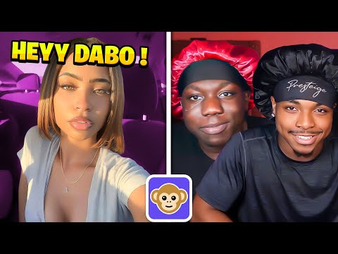 Monkey App with My Friend Who Has ZERO RIZZ 😂 (ft. Young Dabo)