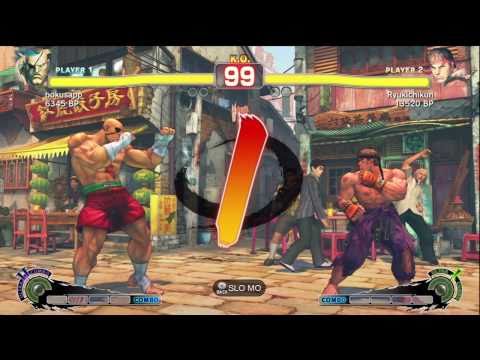 Bonchan [Sagat] vs Ryukichikun [Ryu] SSF4 Japanese Online Ranked Matches - TRUE-HD