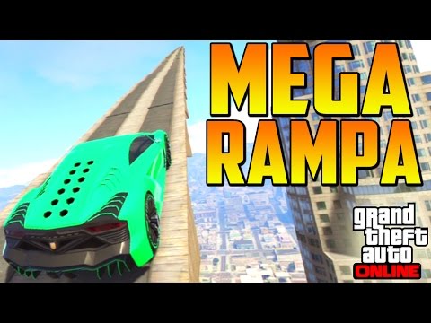 INCREÍBLE MEGA RAMPA GIGANTESCA!!! - Gameplay GTA 5 Online Funny Moments