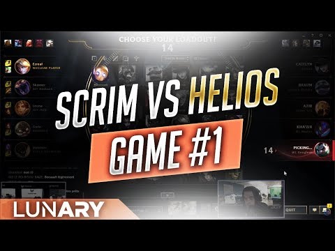 SCRIM LUNARY VS HELIOS #GAME1 - NOUVEAU SCRIM ! - TEAM LUNARY