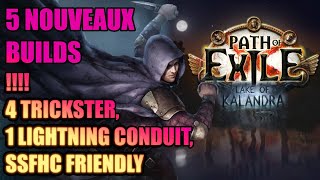 Path of Exile 3.19 : Lake of Kalandra - 5 nouveaux builds pour start la saison !! SSFHC FRIENDLY