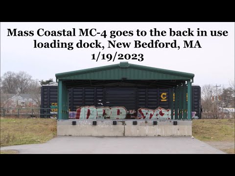 Unused loading dock back in use - Mass Coastal serves transload customer - 1/19/2023