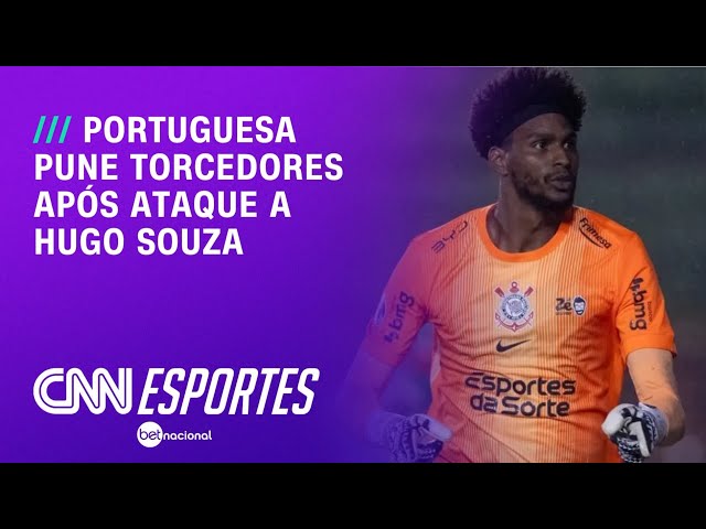 Portuguesa bane torcedores que cometeram ofensas racistas contra Hugo Souza | CNN NOVO DIA