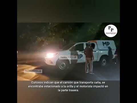 Motorista pereció en la ruta a San José La Máquina