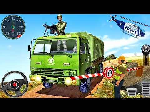 US Offroad Army Truck Driver Simulator - Military Transporter Driving - Android GamePlay 