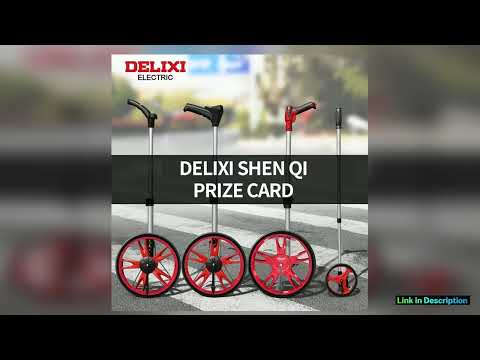 DELIXl ELECTRlC Measuring Wheel Measures lmperialMetric WithFoldable Mechanical Dial With Starting