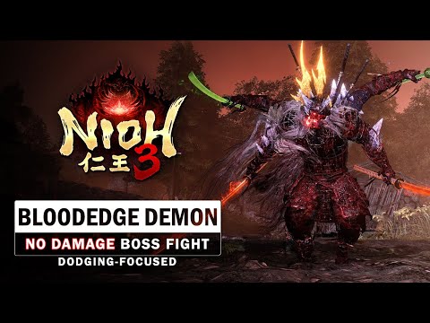 Nioh 3 - Bloodedge Demon Boss Fight (No Damage)