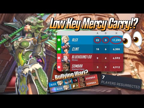 Low Key Mercy Carry!? 👀 - Mercy Gameplay & Commentary - Overwatch 2 (Season 11)