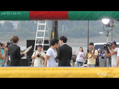 [FANCAM] 110915 KBS Dream Team Filming - Chansung (12)