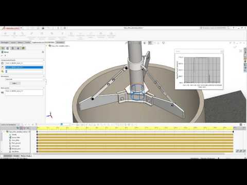 Como realizar um estudo de movimento e análise de tensões resultantes nas peças com o SOLIDWORKS