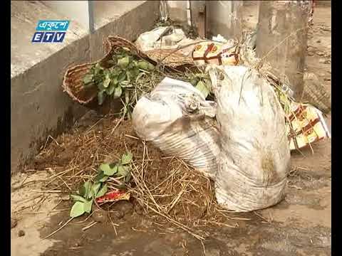 ২৪ ঘণ্টার পরেও অনেক সড়কে রয়েছে কোরবানীর বর্জ্য