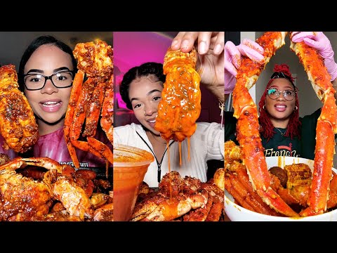 YUMMY Foods Mukbang | Seafood Boil of 2025! King Crab, Lobster, & More!