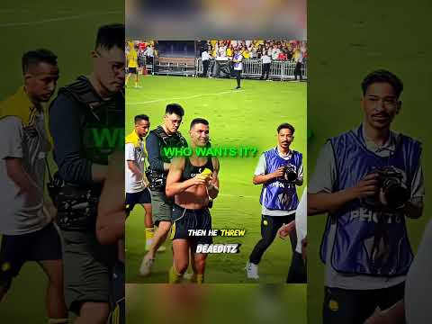 When Ronaldo Throws His Jersey, It Instantly Transforms Into A Ferrari 🤑🔥 #shorts