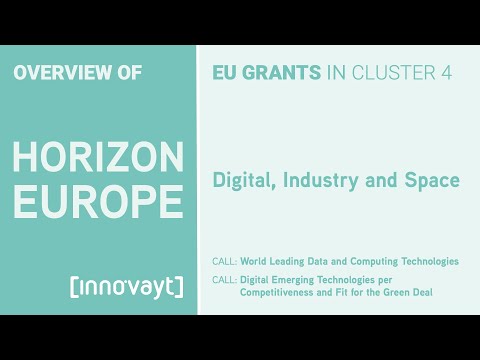Innovation Action Grants in Horizon Europe Cluster 4 - Computing & Digital Emerging Technologies
