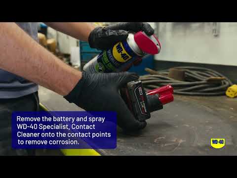 How To Clean Electric Tools with WD-40 Specialist® Contact Cleaner