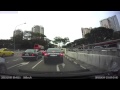 Reckless U Turn At Lower Delta AYE Tuas Entrance
