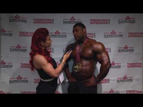 Toronto Pro Supershow 2016 - Nancy Di Nino and IFBB Pro Nathan DeAsha