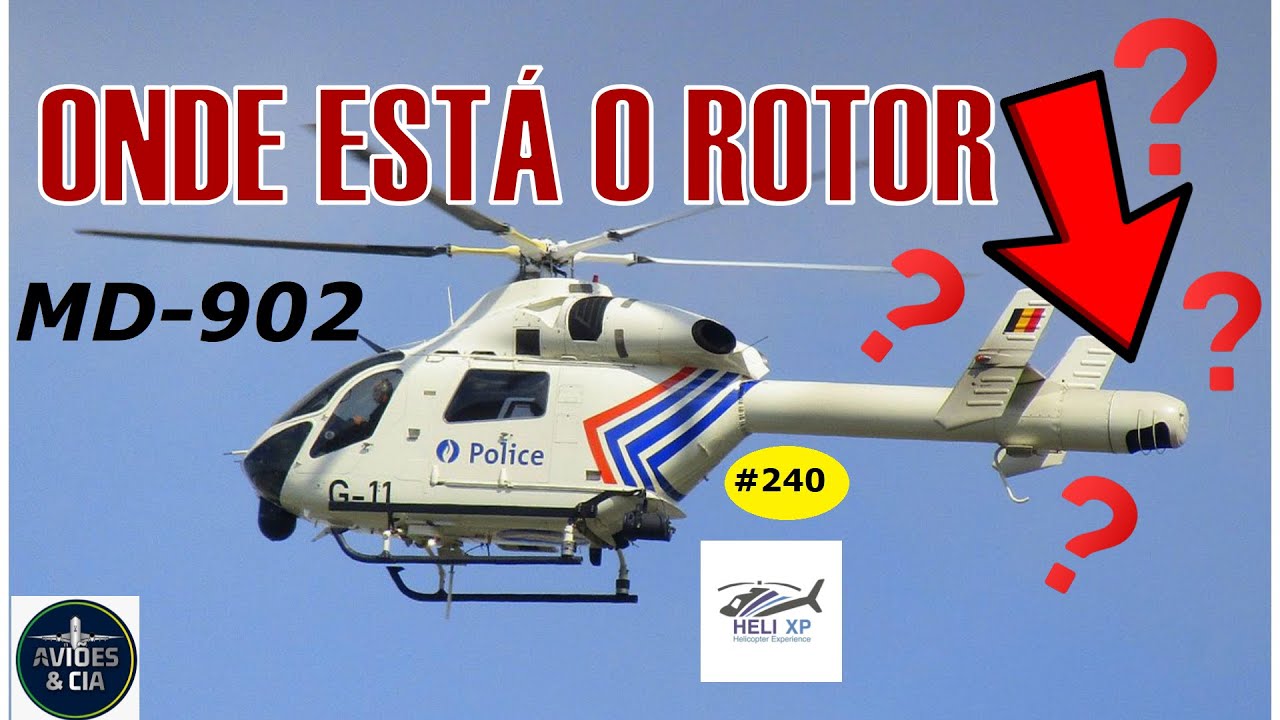 Helicoptero NOTAR, veja como funciona !!!