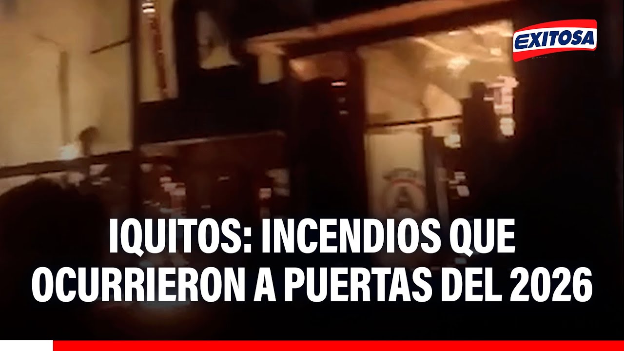 🔴🔵 Iquitos: incendios que transcendieron entre año nuevo y el año que pasó