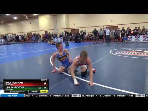 Junior 132 Jack Huffman Nebraska Vs Leif Schroeder Montana