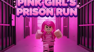 .pink girl's prison run
