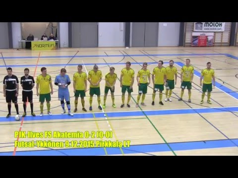 PJK-Ilves FS Akatemia 0-2 (0-0) Futsal Ykkönen 9.12.2015 Pirkkala