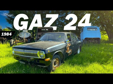 Old Soviet Volga GAZ 24 FIRST START in nearly 10 years - GAZ 24 (1984) - ВОЛГА ГАЗ 24 ПЕРВЫЙ ПУСК