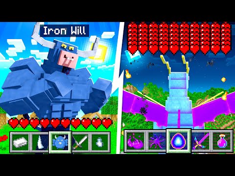 Morphing into STRONGEST BOSSES in MINECRAFT!