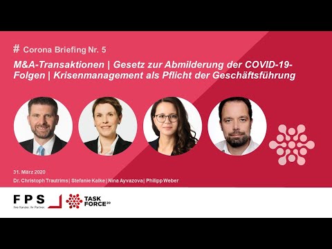FPS Talks Webinar - Corona Briefing Nr. 5 vom 31.03.2020