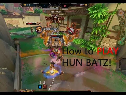 How to Play and Build Smite: Hun Batz!